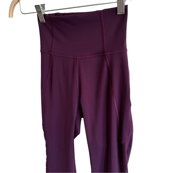 Lululemon Hot Like Agni Pant, Darkest Magenta, Size 2 - Picture 8 of 13